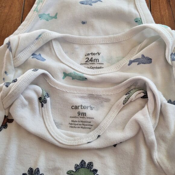 Bundle Baby Boy Clothes Size 6-9 Months  Shorts Shirts Tommy Hilfiger Carters - Picture 8 of 8